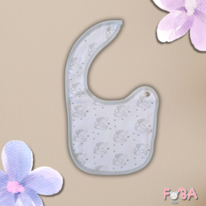 BAVAGLINI NEONATO IN COTONE CON CLIP