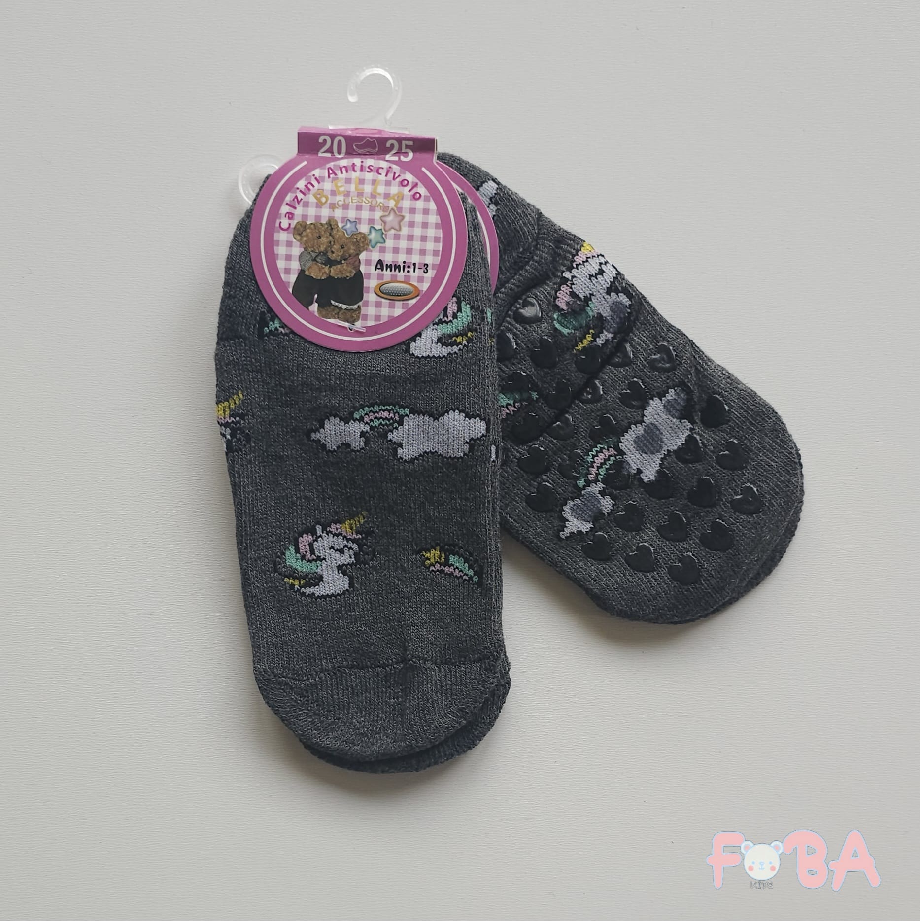CALZINI ANTISCIVOLO BIMBA 1-3 ANNI