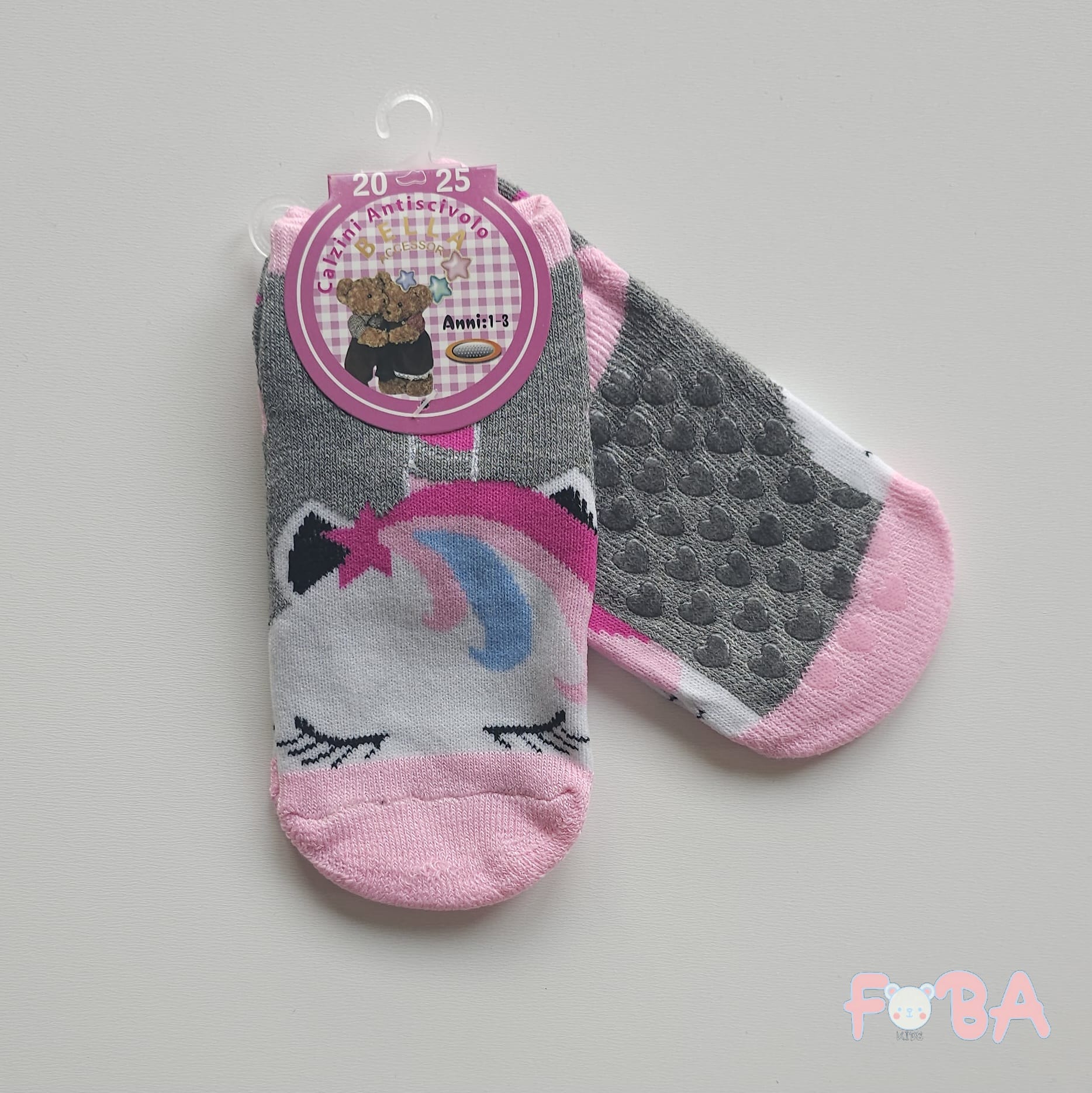 CALZINI ANTISCIVOLO BIMBA 1-3 ANNI