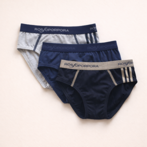 CONFEZIONE 3 SLIP BAMBINO ROSSOPORPORA IN COTONE ED ELASTAN – FANTASIE ASSORTITE