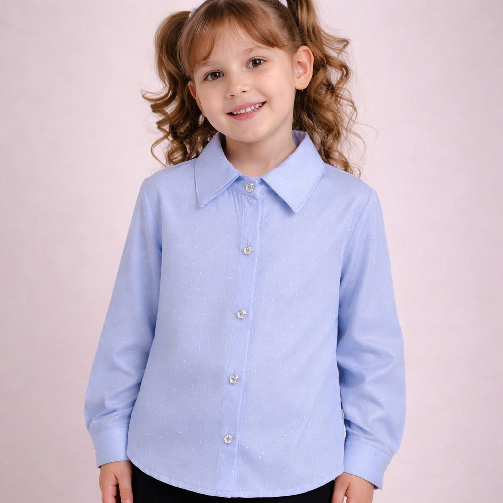 CAMICIA CON BRILLANTINI - immagine 2