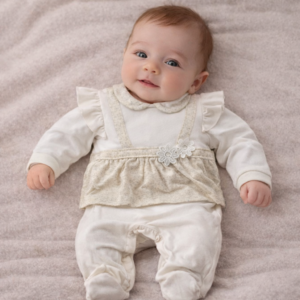 TUTINA NEONATA BIANCO E GRIGIO  – 1-3 MESI