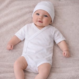 BODY APERTURA LATERALE MANICA CORTA NEONATO/A ELLEPI