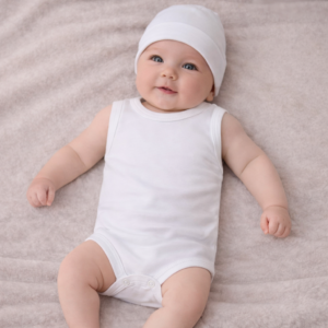 BODY NEONATO SMANICATO IN COTONE 100%