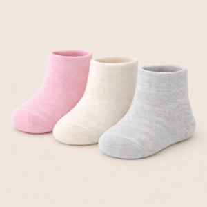 TRIS CALZINI NEONATA 0-24 MESI