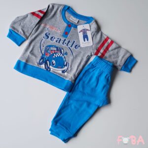 PIGIAMA PASTELLO M 9-24 MESI