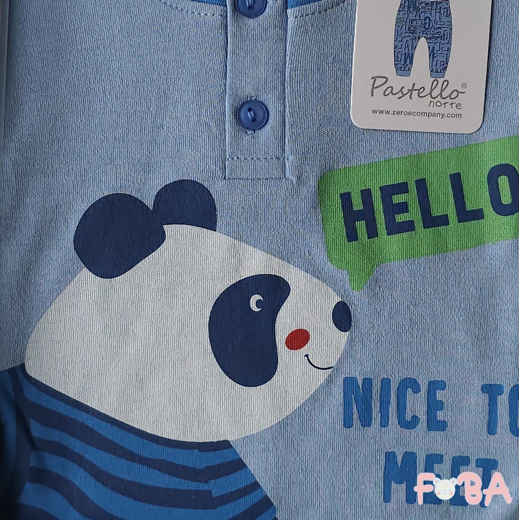 PIGIAMA PASTELLO M 9-18 MESI - immagine 2