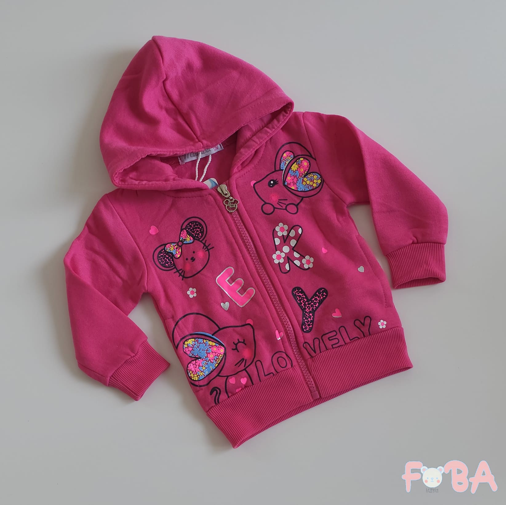 COMPLETO 3 PEZZI FELPATO F 12-36 MESI - immagine 2