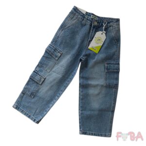 JEANS CARGO M 4-12 ANNI