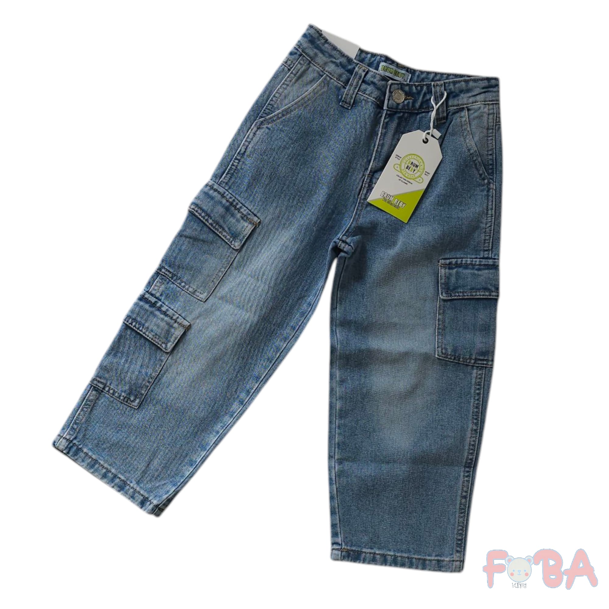 JEANS CARGO M 4-12 ANNI