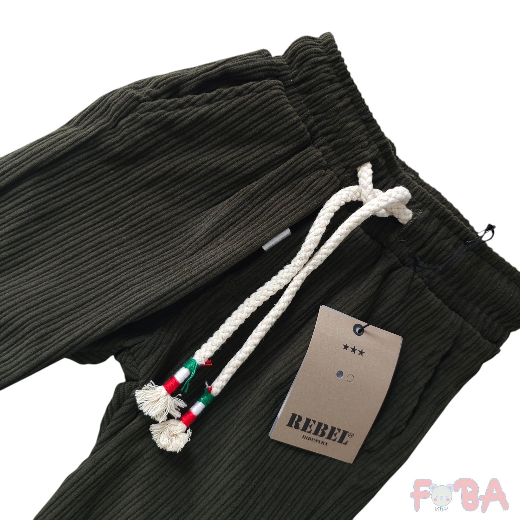 PANTALONI VELLUTO CON CINTURINO M 30 MESI - immagine 2