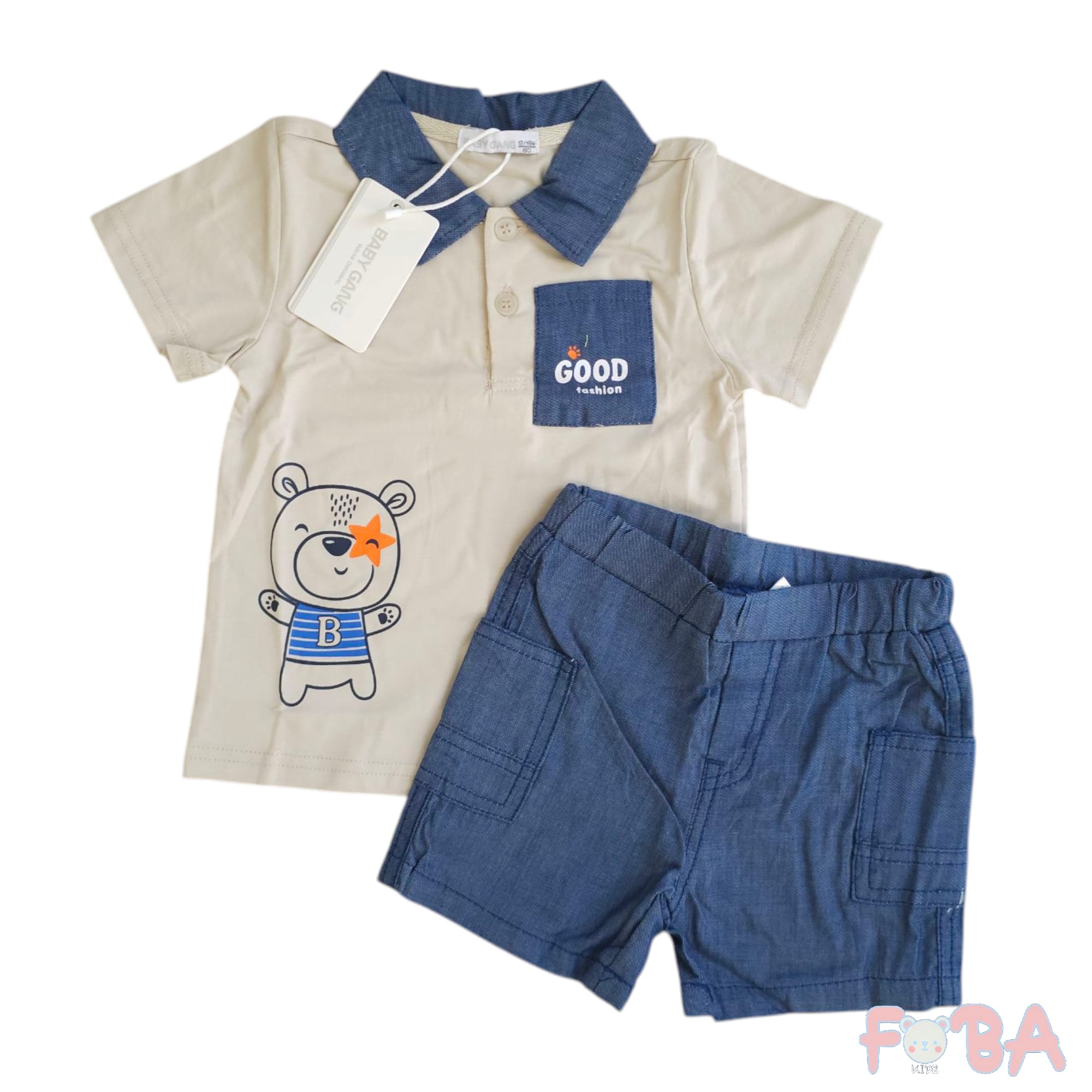 COMPLETO 2 PEZZI ESTIVO M 3-18 MESI - immagine 3