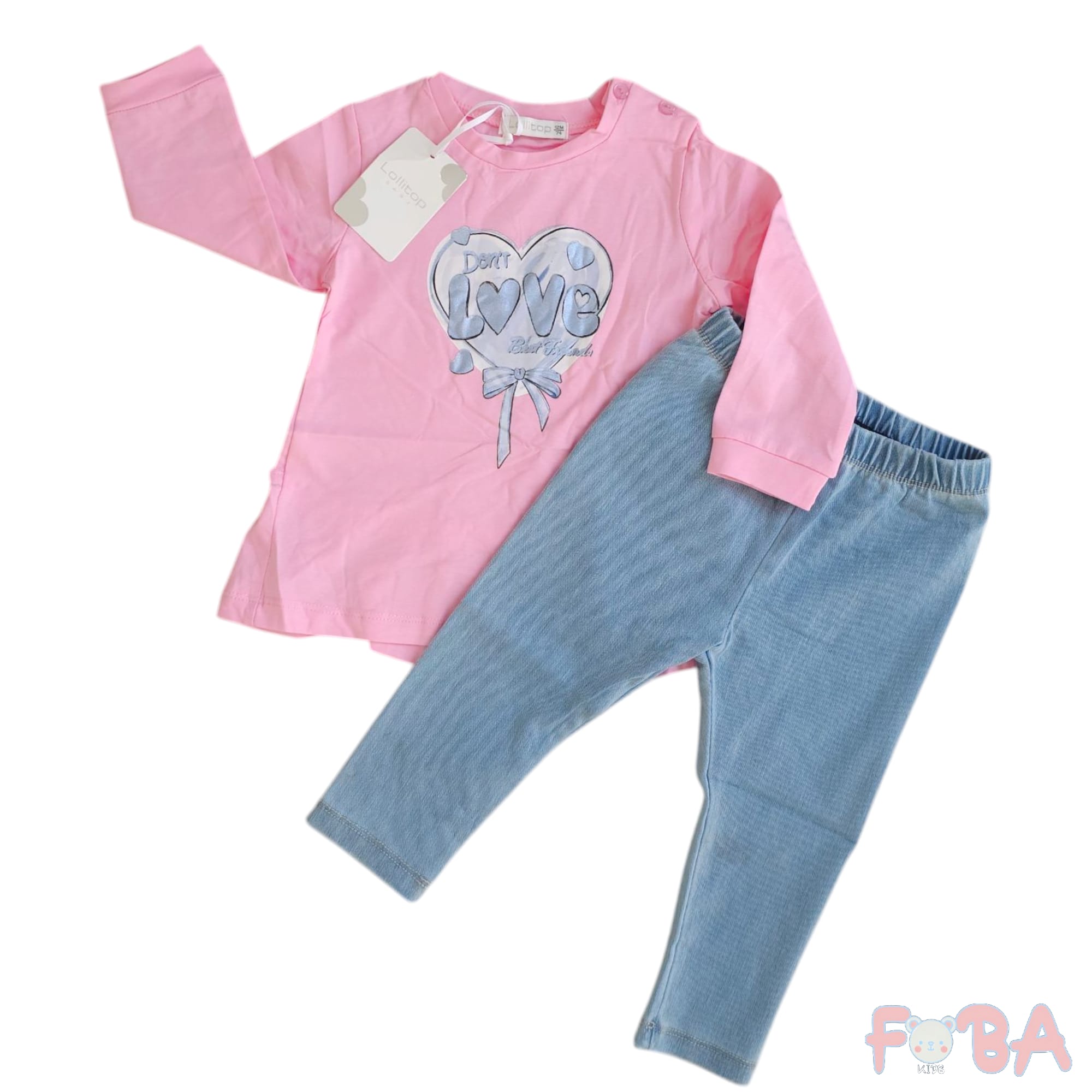 COMPLETO 2 PEZZI F 12-36 MESI LOLLITOP - immagine 2