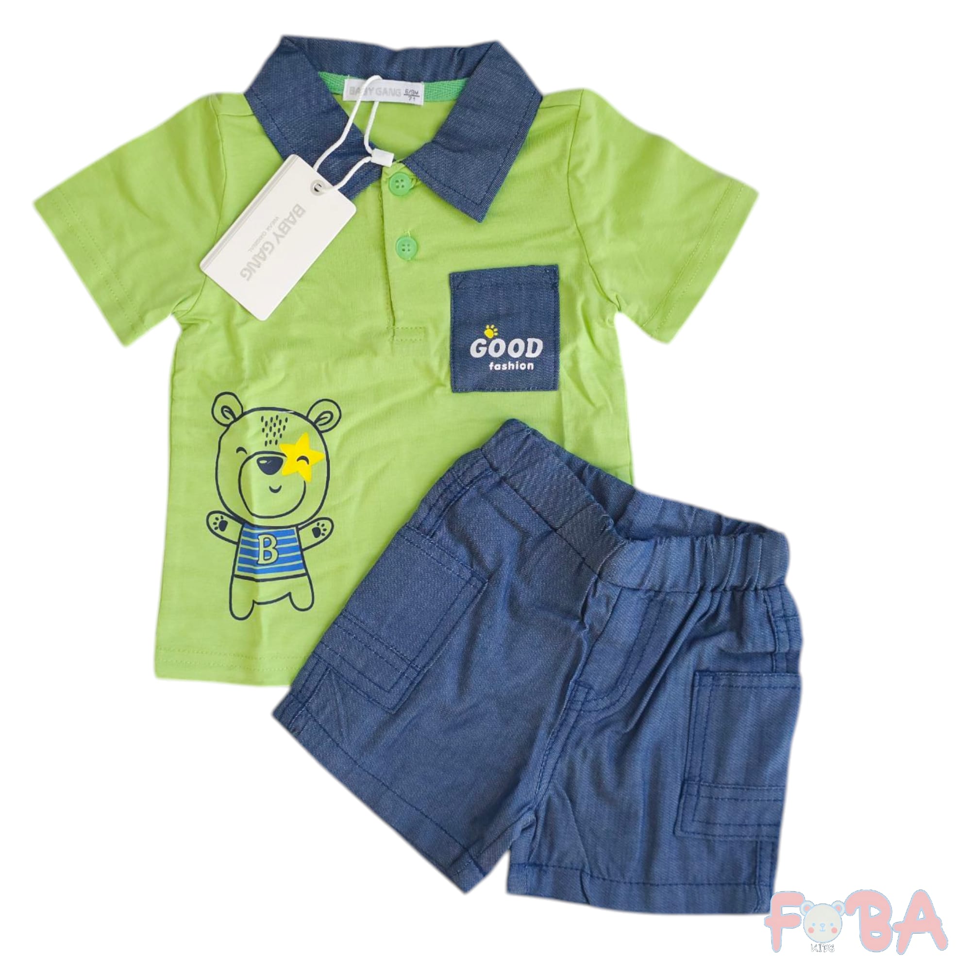 COMPLETO 2 PEZZI ESTIVO M 3-18 MESI - immagine 2