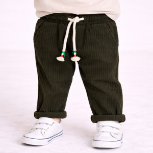 PANTALONI VELLUTO CON CINTURINO