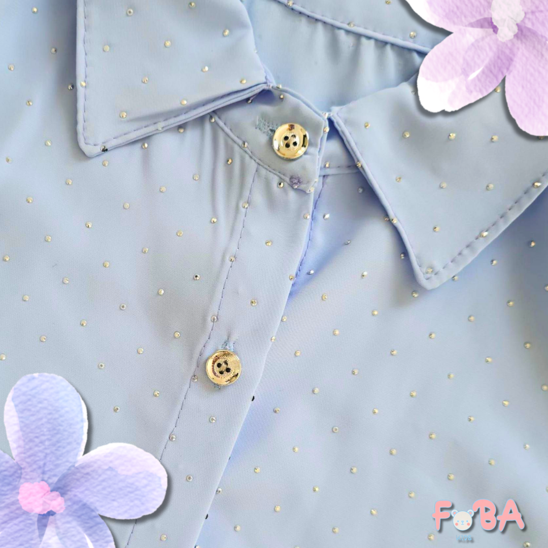 CAMICIA CON BRILLANTINI - immagine 4