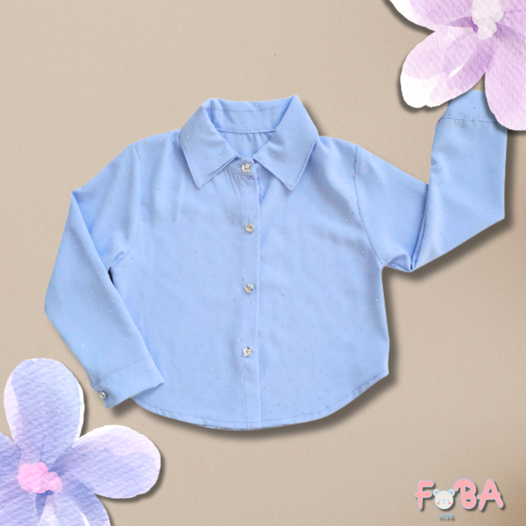 CAMICIA CON BRILLANTINI - immagine 3
