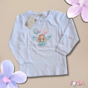 T-SHIRT MANICA LUNGA BAMBINA 12-36 MESI