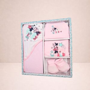 SET REGALO DISNEY BABY BY ELLEPI – ACCAPPATOIO, BAVETTA, CAPPELLINO E SCARPINE
