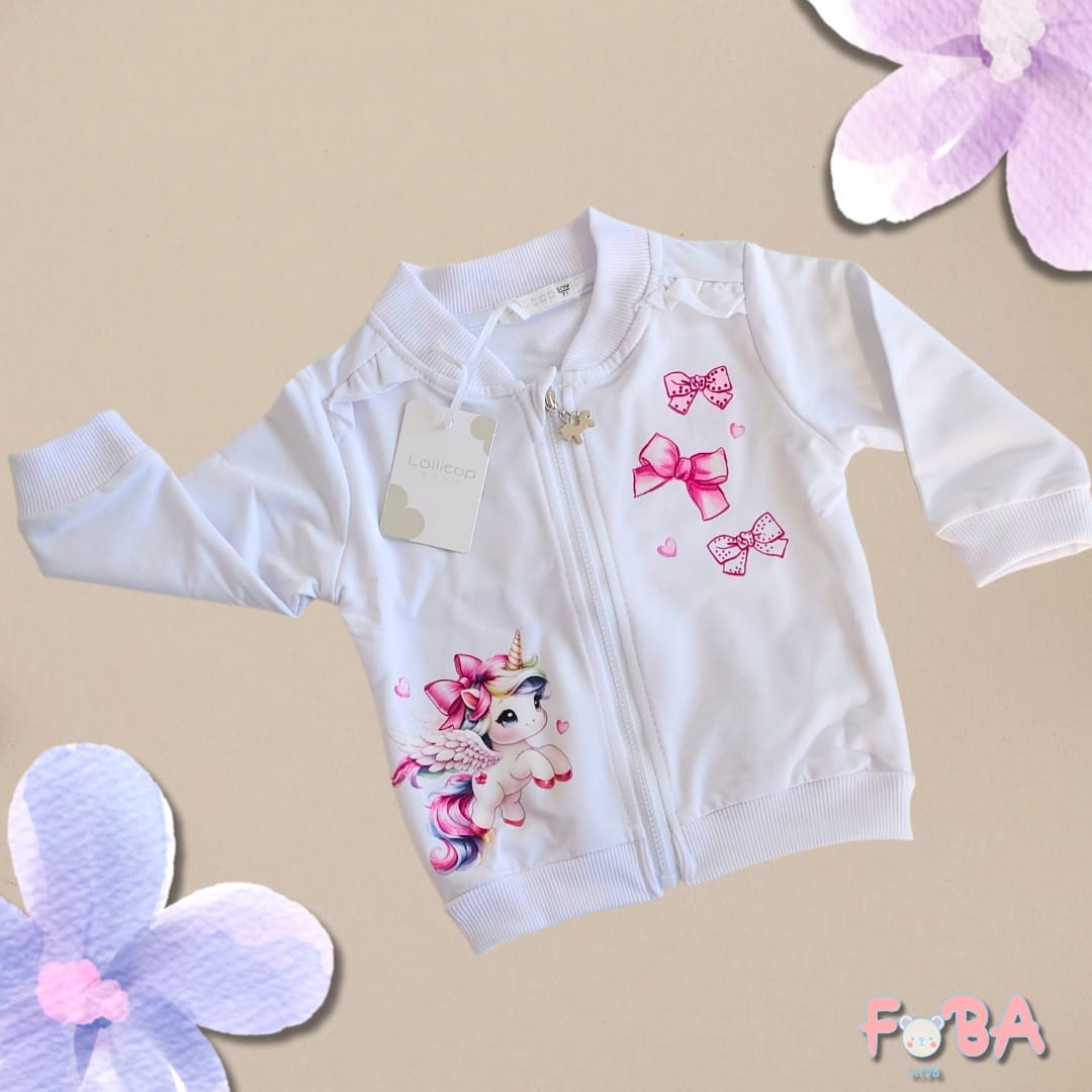 COMPLETO 3 PEZZI NEONATA LOLLITOP – FELPA, T-SHIRT E PANTALONE IN COTONE MORBIDO - immagine 4