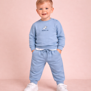 COMPLETO 2 PEZZI FELPA + PANTALONI IN COTONE 3-24 MESI