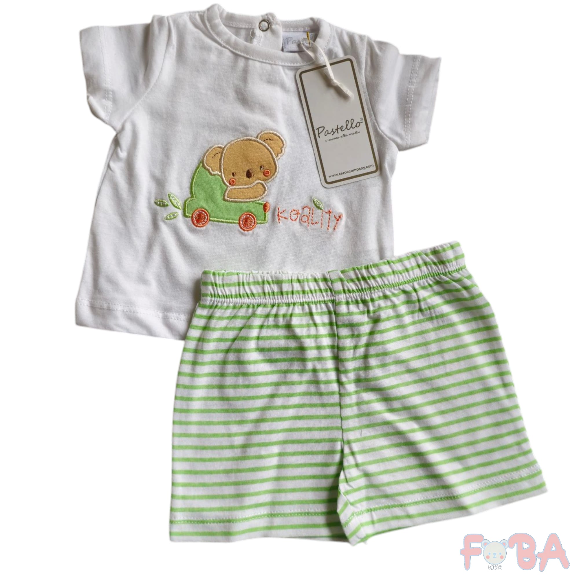 COMPLETO ESTIVO DUE PEZZI M 1-9 MESI