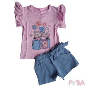 COMPLETO BIMBA ESTIVO 3-8 ANNI