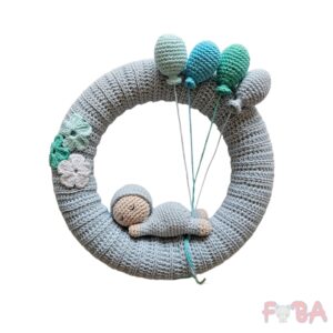 GHIRLANDA NASCITA AZZURRO