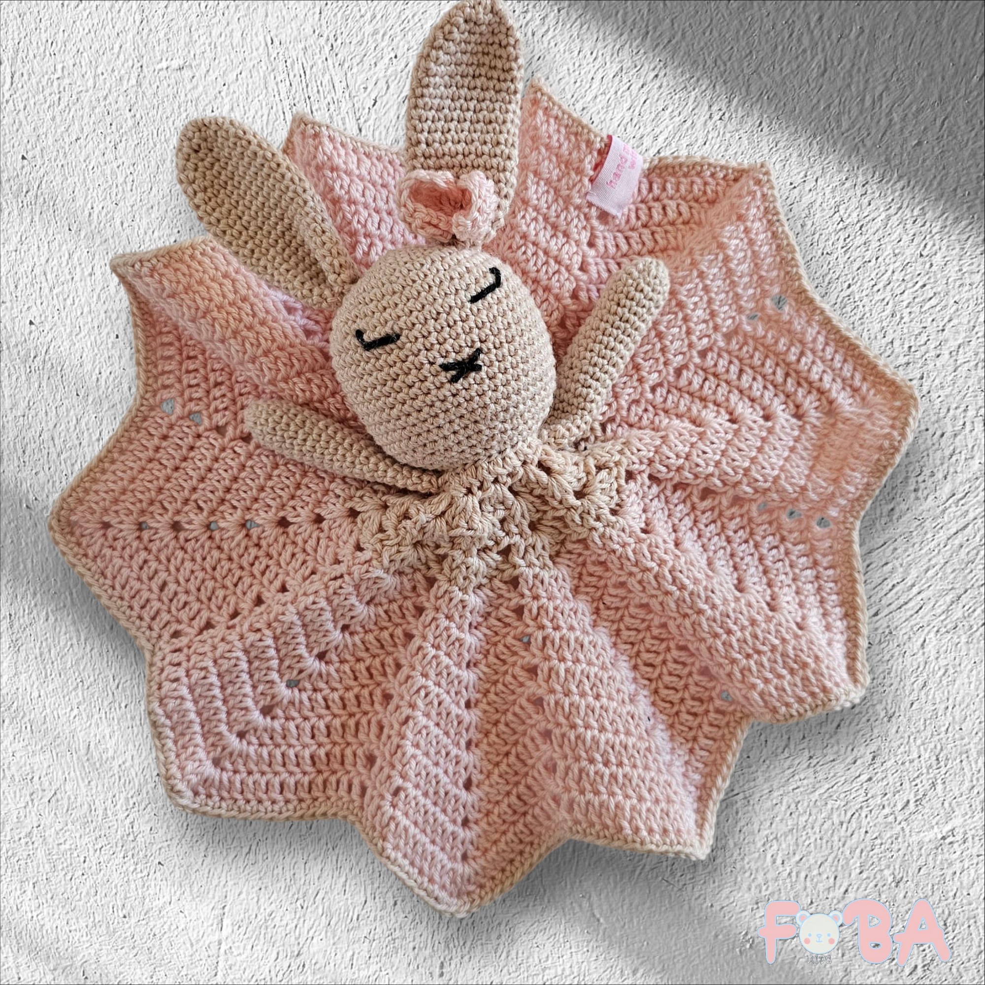 DOUDOU CONIGLIETTO REALIZZATO A MANO