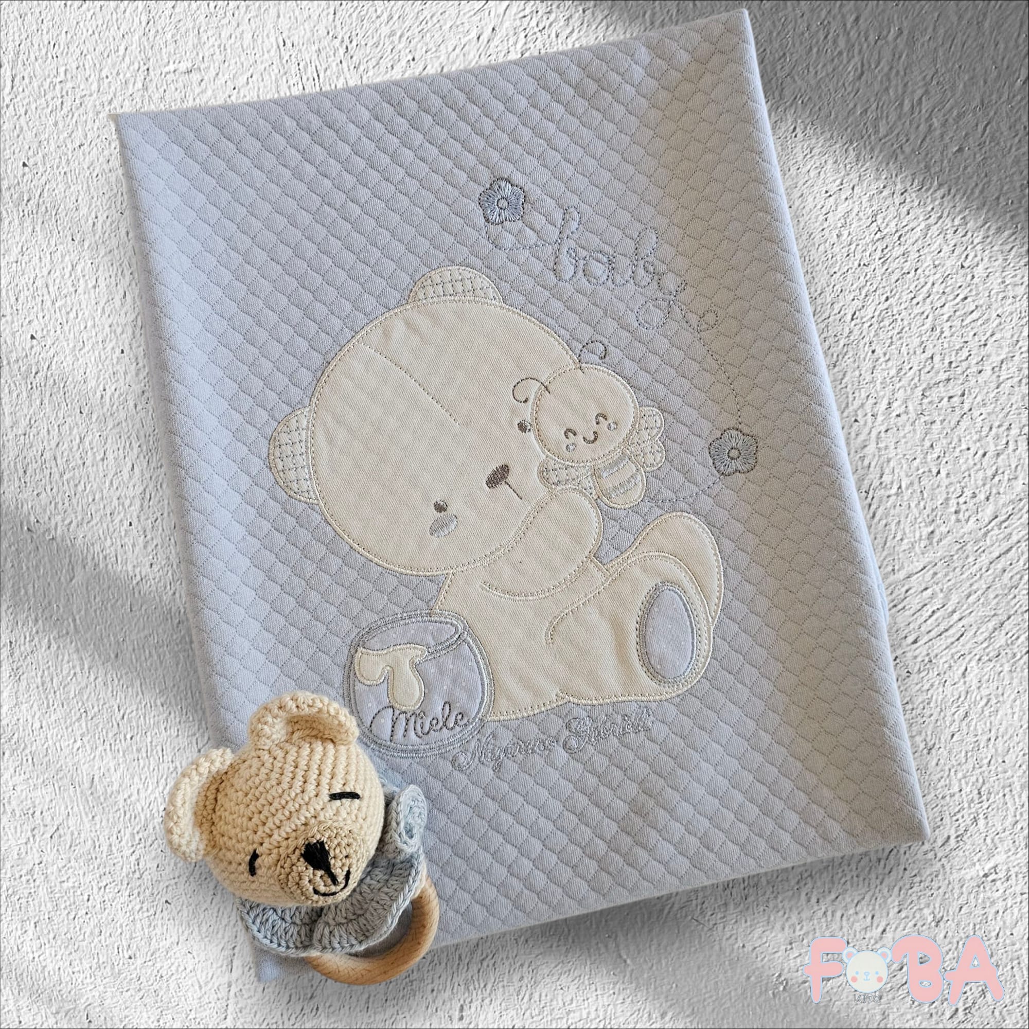 SET REGALO ORSETTO AZZURRO