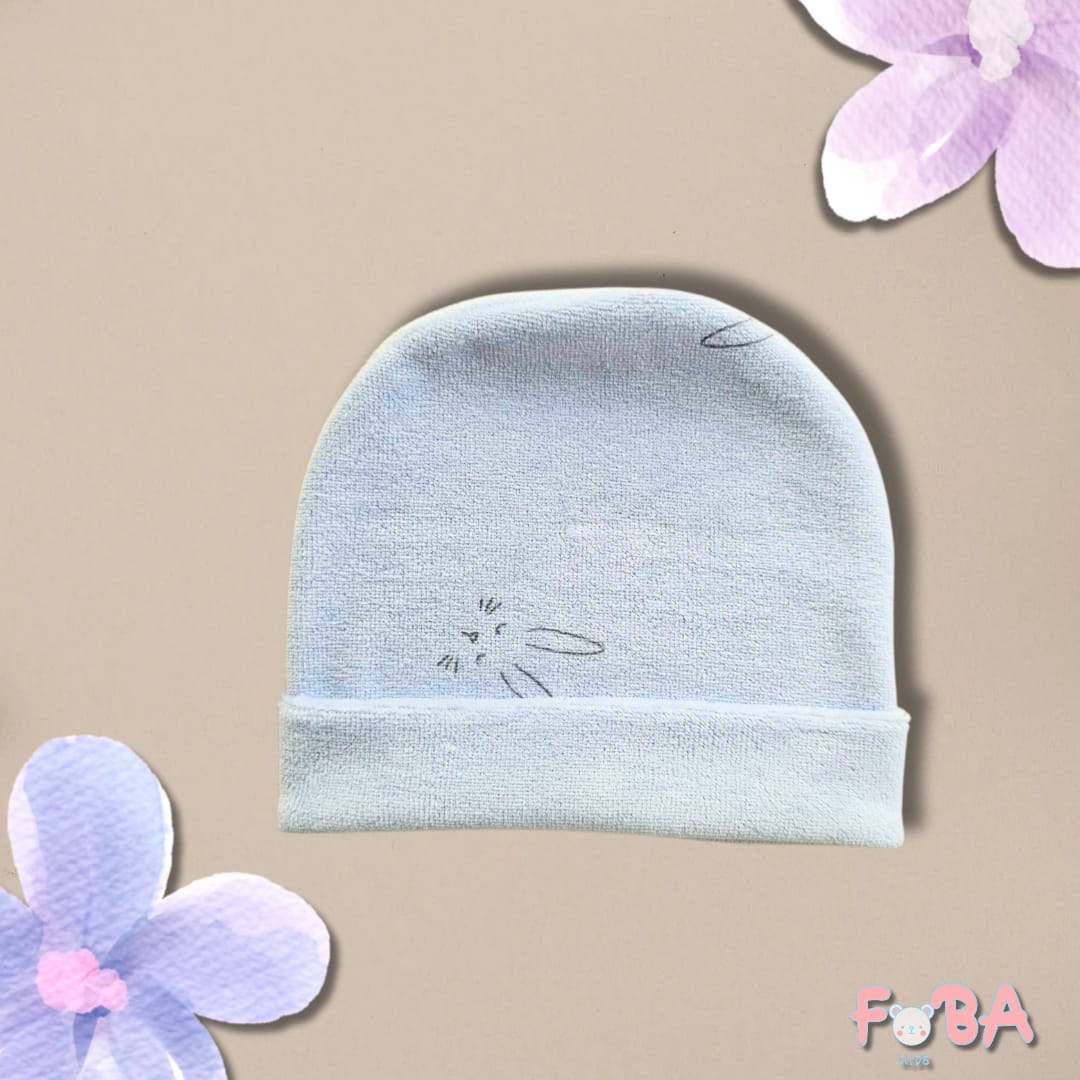 COMPLETO NEONATO AZZURRO 4 PEZZI – TUTINA, BODY, CUFFIETTA E MUFFOLINE 1-3 MESI - immagine 4