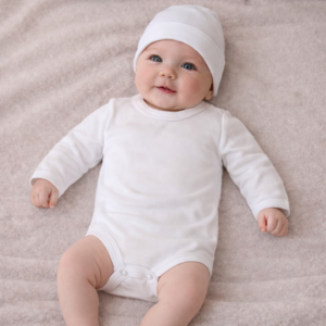 BODY NEONATO IN CALDO COTONE INTERLOCK MANICA LUNGA 1-9 MESI