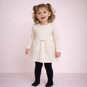 ABITO BIMBA IN LANETTINA CON COLLANT – 24 MESI