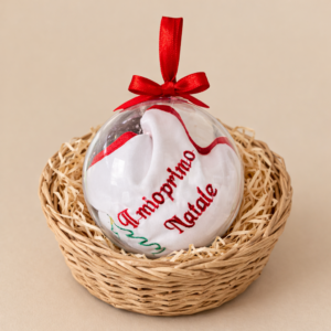 BAVETTA “IL MIO PRIMO NATALE” IN PALLA NATALIZIA