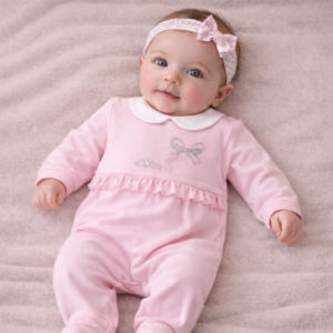 TUTINA NEONATA ROSA IN COTONE 1-3 MESI