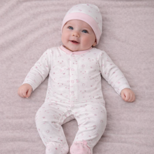 SET NEONATA 4 PEZZI NAZARENO GABRIELLI ROSA – IDEA REGALO NASCITA 1-3 MESI