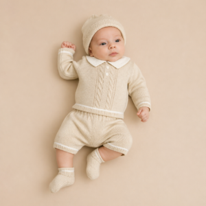 COMPLETO NEONATO IN FILO 100% DARLON – TAGLIA NASCITA