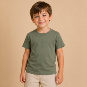 T-SHIRT BAMBINO BASIC VERDE