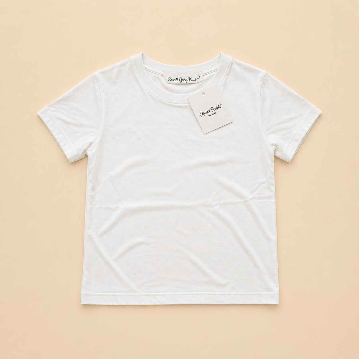 T-SHIRT BAMBINO BASIC BIANCA - immagine 2