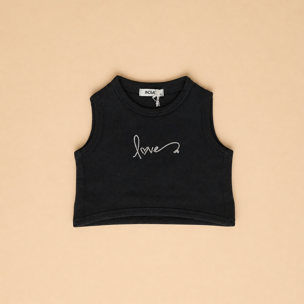 T-SHIRT NERA BIMBA “LOVE” - immagine 2