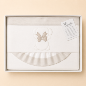 LENZUOLINO CARROZZINA ORNELLA – FIOCCO ELEGANTE