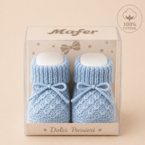 SCARPINE NEONATO IN MAGLIA – 100% COTONE