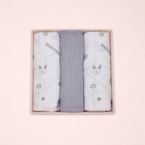 MUSSOLE GRIGIO 70X70 COTONE 100%