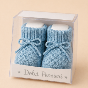 SCARPINE NEONATO IN MAGLIA – 100% COTONE